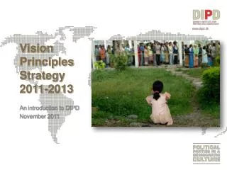 Vision Principles Strategy 2011-2013