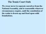 The Tennis Court Oath - slide 1