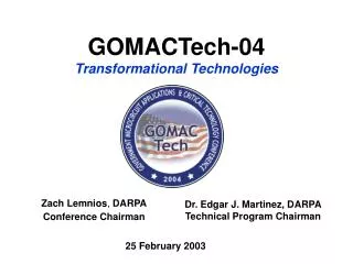 GOMACTech-04 Transformational Technologies