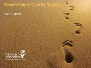 Sustainability is Good for Business