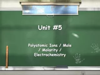 Unit #5