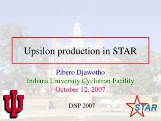 Upsilon production in STAR
