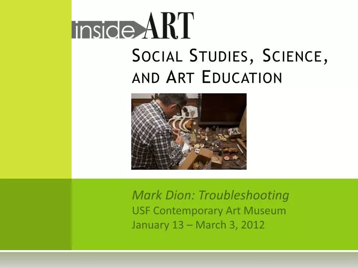 social studies science and art education