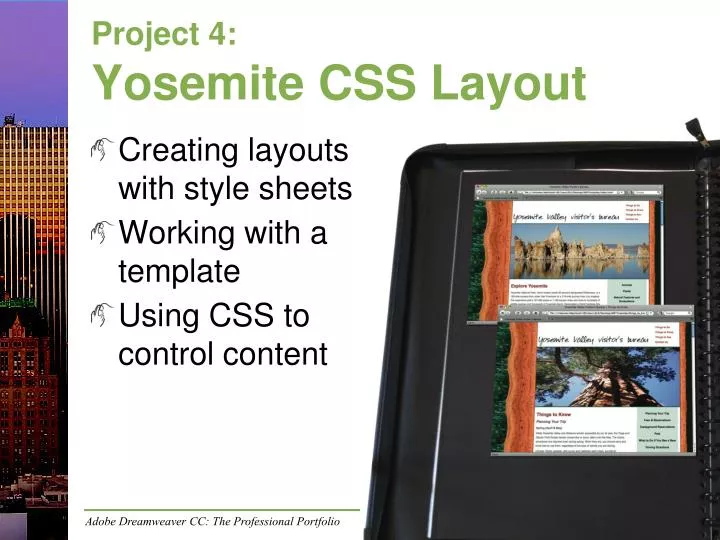 project 4 yosemite css layout