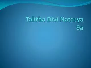 talitha divi natasya 9a