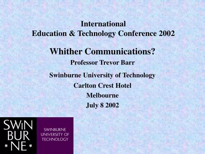 international education technology conference 2002