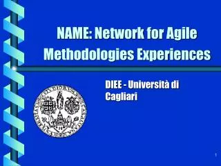 name network for agile methodologies experiences