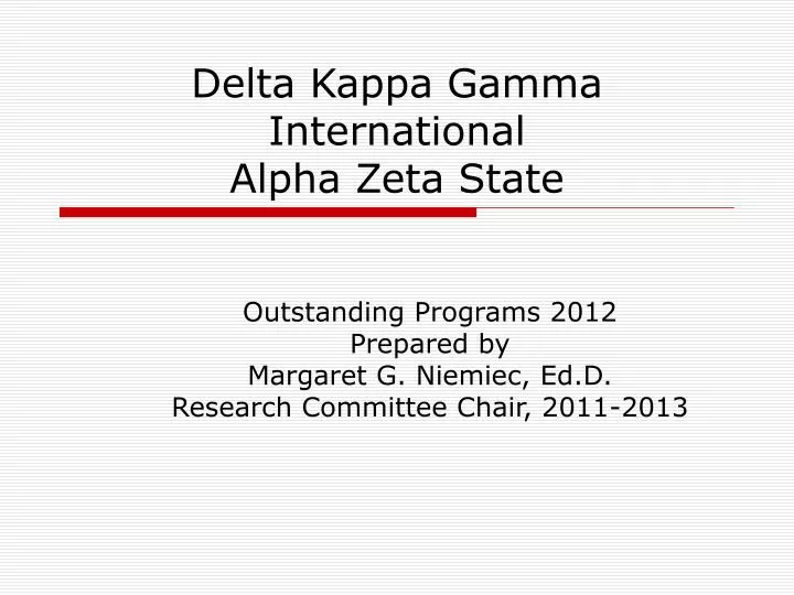 delta kappa gamma international alpha zeta state