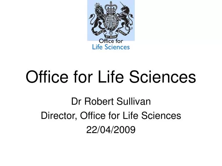 office for life sciences