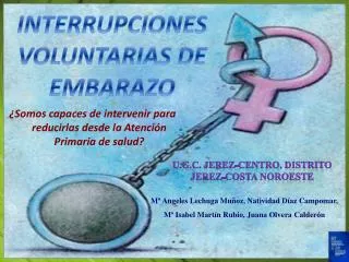 interrupciones voluntarias de embarazo