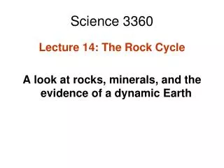 Science 3360