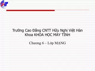 tr ng cao ng cntt h u ngh vi t h n khoa khoa h c m y t nh