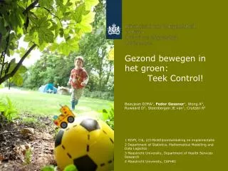 gezond bewegen in het groen teek control