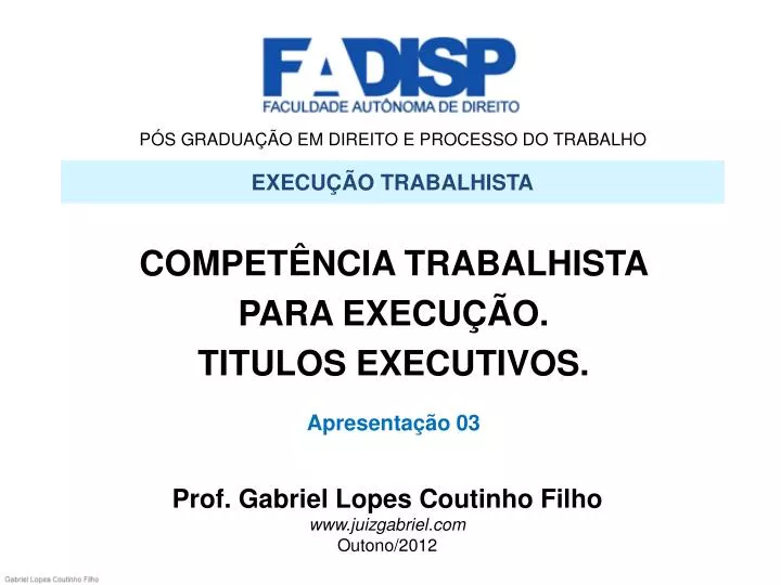 FADISP - Faculdade Autônoma de Direito