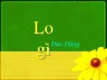 LO G Ì - slide 1