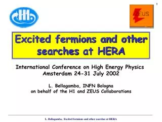 International Conference on High Energy Physics Amsterdam 24-31 July 2002