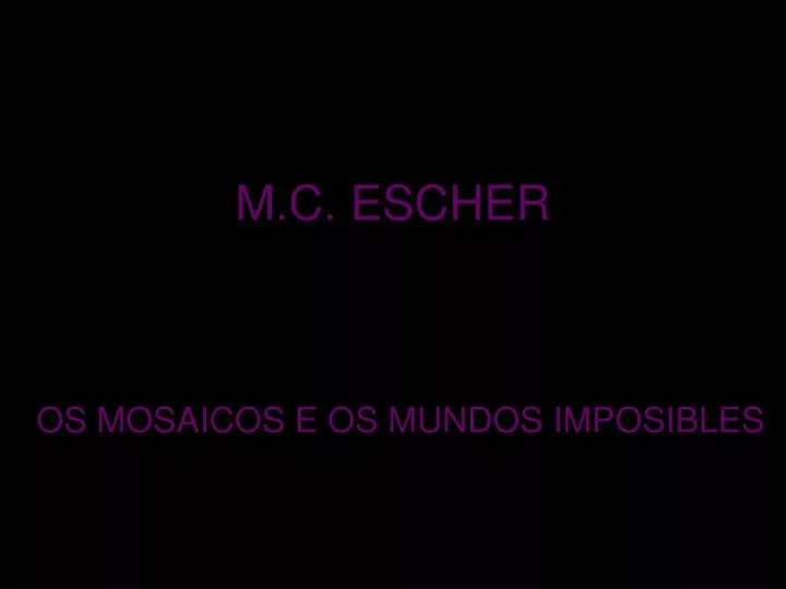 m c escher