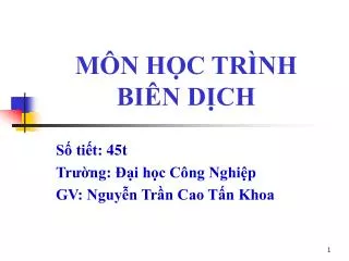 m n h c tr nh bi n d ch