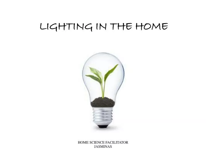 lighting in the home