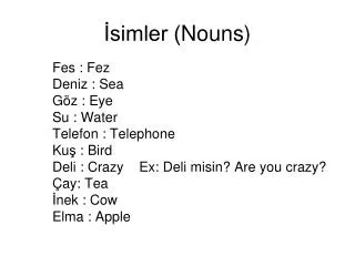 simler nouns