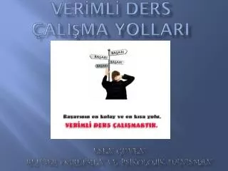 ver ml ders ali ma yollari