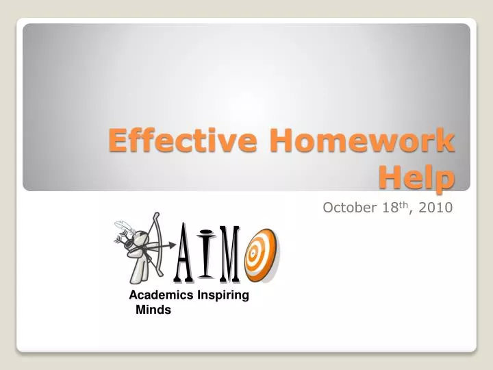 effective homework help