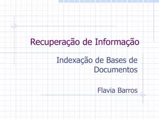 recupera o de informa o