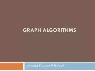 Graph Algorithms