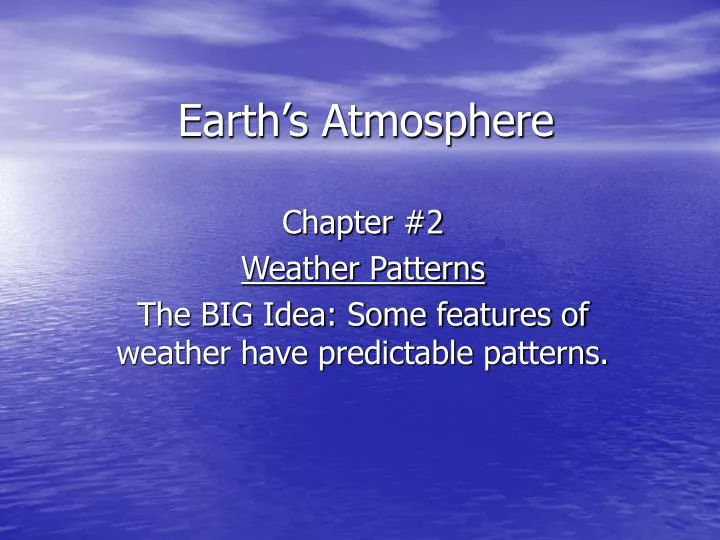 earth s atmosphere