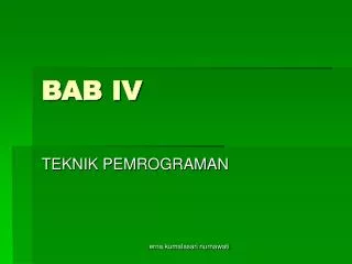 bab iv