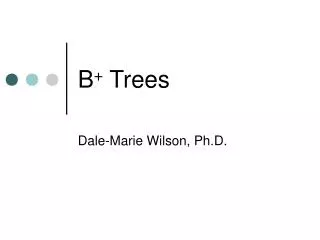 B + Trees