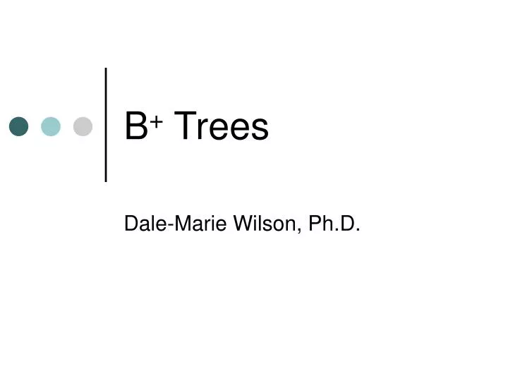 b trees