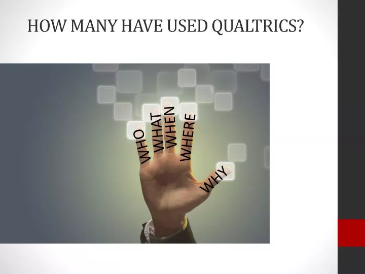 how many have used qualtrics