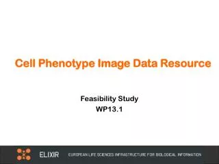 Cell Phenotype Image Data Resource