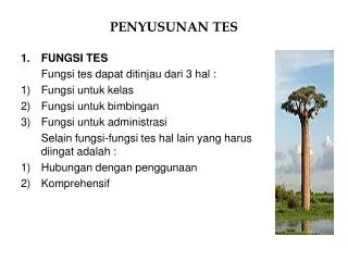 penyusunan tes
