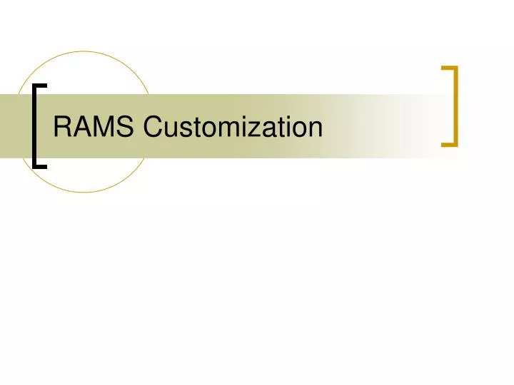 rams customization
