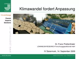 klimawandel fordert anpassung