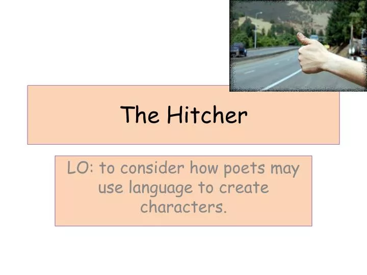 the hitcher