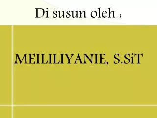 di susun oleh