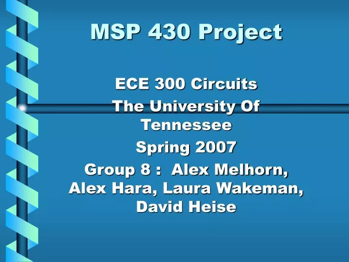 msp 430 project