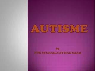 autisme