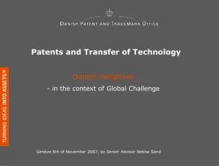 Patents and Transfer of Technology