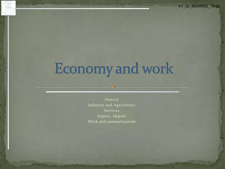 economy and work