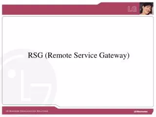 RSG (Remote Service Gateway)