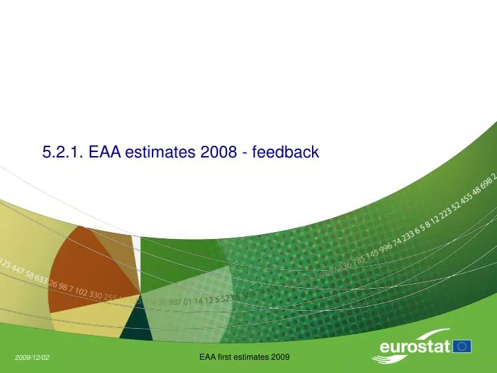 5 2 1 eaa estimates 2008 feedback