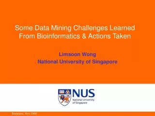 Some Data Mining Challenges Learned From Bioinformatics &amp; Actions Taken