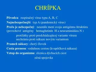 chr pka