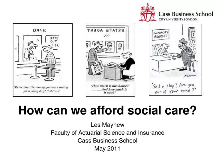 how can we afford social care