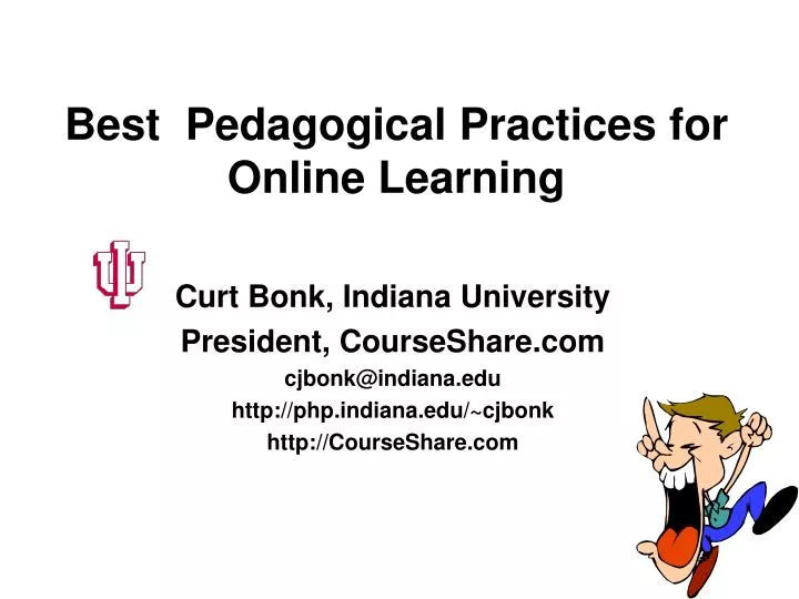 best pedagogical practices for online learning