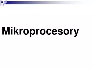 Mikrop rocesory